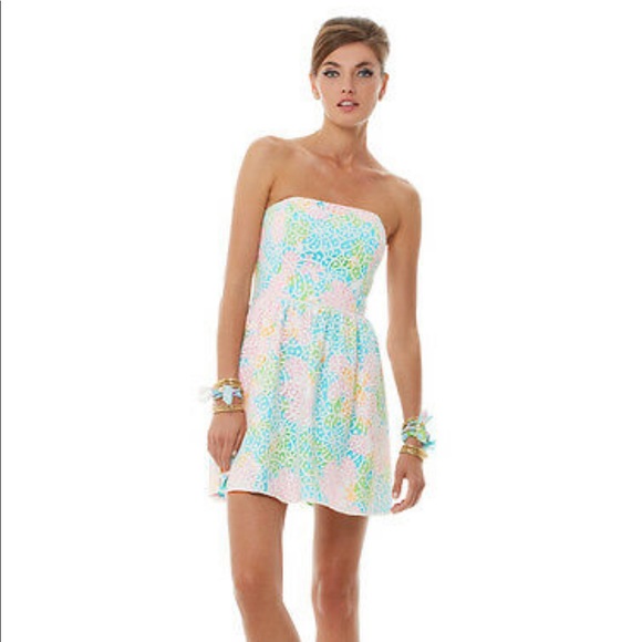Lilly Pulitzer Dresses & Skirts - Lilly Pulitzer Lottie Strapless Dress